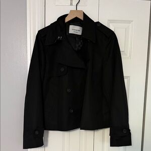 Coach Women's Black Trench Coat